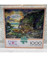 Charles Wysocki Moonlight &amp; Roses 1000 Piece Puzzle - £12.89 GBP