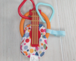 Graco hanging guitar teether attachment polka dots - $5.93