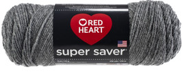 Red Heart Super Saver Yarn, Grey Heather - £5.55 GBP