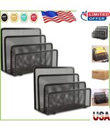 2 Pack Industrial-Style Vertical Mail Sorter - Effortless Desktop Organi... - $526.10 MXN