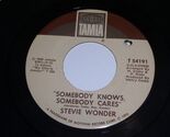 Stevie Wonder Never Had A Dream Come True Somebody Knows 45 Rpm Record V... - $29.99
