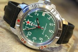 Vostok Komandirsky Military Wrist Watch # 431307 NEW - £55.87 GBP+