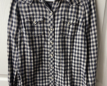 Lucky Brand Shacket Western Shirt Womens Size Medium Pearl Snap Lined Fl... - £12.42 GBP