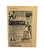 George Jowett Vintage Print Ad 1951 He-Man Body Building Muscle Building... - £13.34 GBP