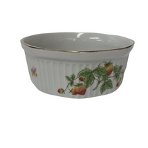 Oven To Table Dish Vintage Japan Ardalt 6969 Ribbed Strawberries And But... - £11.28 GBP