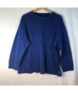 Pendleton Size 1x Royal Blue Pullover Shirt 100% Cotton - £23.21 GBP