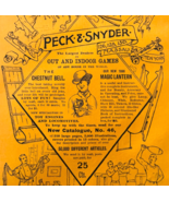 1886 Peck &amp; Snyder Outdoor Game Store Advertisement Victorian New York D... - €25,56 EUR