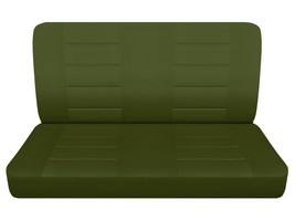 Fits 1969 Chevy Chevelle 2dr hardtop rear bench seat covers hunter green cotton - £48.61 GBP