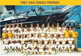 1981 SAN DIEGO PADRES 8X10 TEAM PHOTO BASEBALL PICTURE MLB - £3.92 GBP