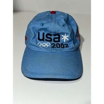 Vintage 2002 USA Olympics Official Baseball Hat Unisex One-Size Blue Adjustable - $28.30