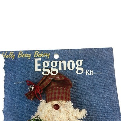 Holly Berry Bakery Eggnog Santa Kit by Wimpole Street Creations 9"H Item image 3