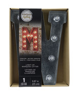 Metal Marquee Letter W Galvanized Silver 9.875 Inches - $1,076.53 MXN