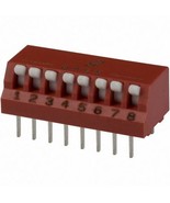 11 pack 76PSB08 SWITCH PIANO DIP SPST 150MA 30V Dip Switch SPST 8 Position - $21.54 CAD