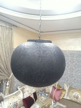 Moroccan Black Brass Pendant lamp,Moroccan Brass Lamps,Moroccan Lighting,Brass C - £578.86 GBP