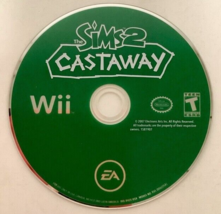 The Sims 2: Castaway Nintendo Wii 2007 Video Game EA DISC ONLY simulation - £7.87 GBP