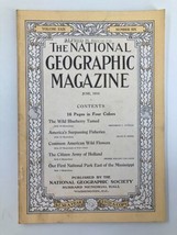 VTG The National Geographic Magazine June 1916 The Wild Blueberry Tamed - £14.91 GBP