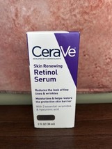 CeraVe Skin Renewing Retinol Face Cream Serum Fine Lines Wrinkles NEW 1 FL OZ - £9.35 GBP