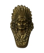 Antique Judd Figural Native American In Headdress Clip Cast Iron Gold Wa... - $168.36 CAD