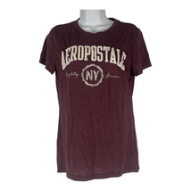 Aeropostale Women&#39;s Short Sleeved Classic Crew Graphic T-Shirt Size Large - £11.21 GBP