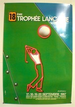 PETER KLASEN - 18th LANCOME TROPHY - ORIGINAL POSTER - POSTER - 1987-
sh... - $133.61