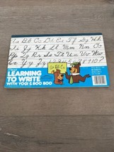 1978 Used Hanna Barbera Yogi Bear &amp; Boo Boo Mead Learning to Write Book - $14.00