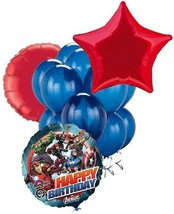 Avengers Assemble Marvel Balloon Package Birthday Party Decorations New - £6.99 GBP