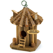 Zingz &amp; Thingz Quaint Bed and Breakfast Birdhouse 5x5x9&quot; - £23.73 GBP