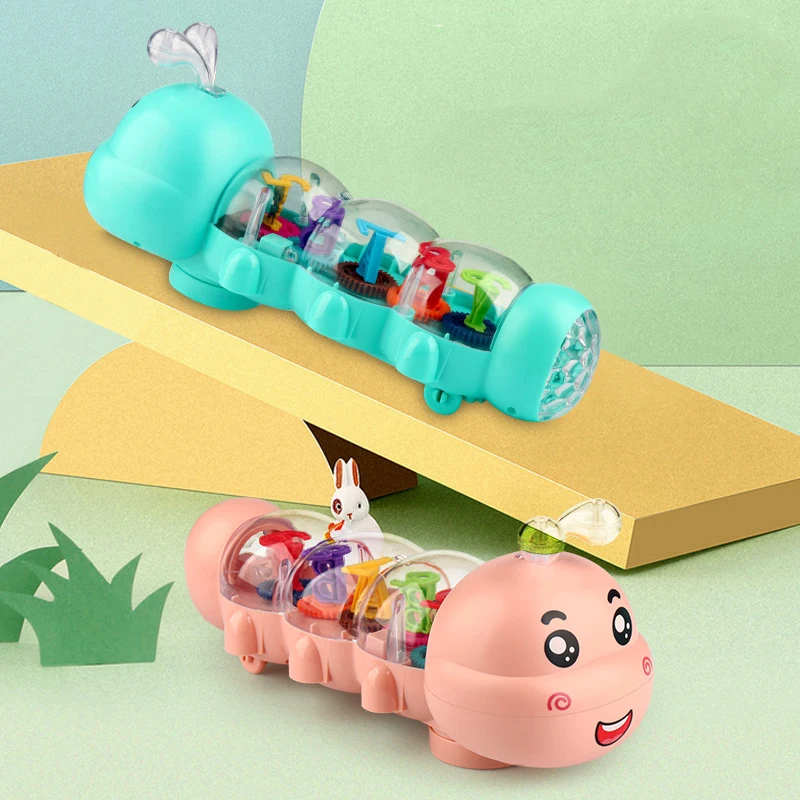 Children Electronic Pets Toys Crawling Caterpillar with Music LED Light Up Baby - £16.01 GBP+