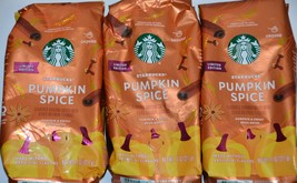 Pumpkin Spice Coffee Starbucks 33oz (3x 11oz) Ground LIMITED EDITION - £23.74 GBP