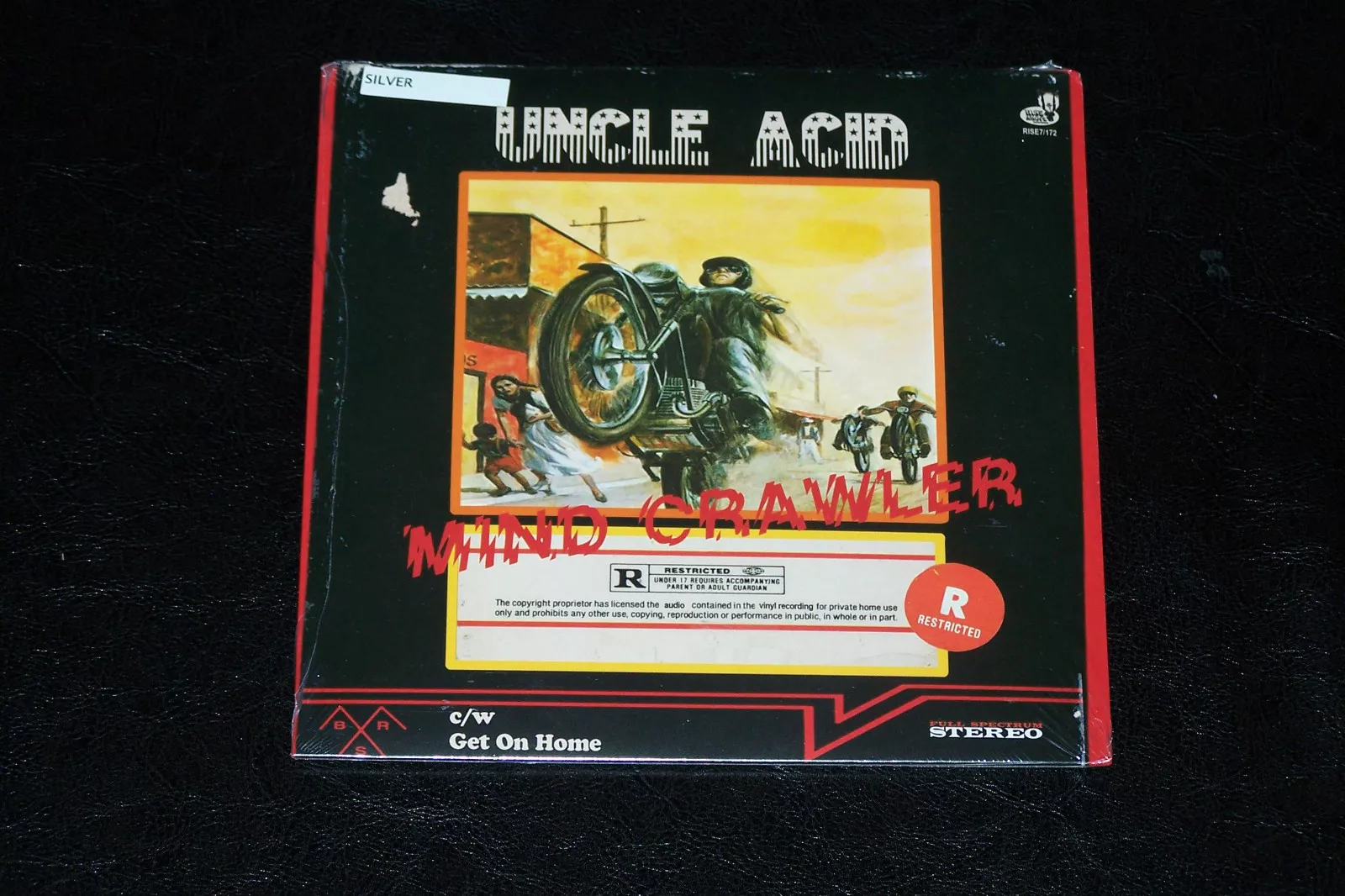UNCLE ACID-MIND CRAWLER 7&#39;&#39; LP SILVER VINYL 140 COPIES FACTORY SEALED - $83.92