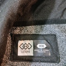 Leg3nd Men's Gray Pockets Hoodie Pullover Sweatshirt Size Medium image 3
