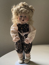 Porcelain Collector&#39;s Doll 14&quot; By Jan Goodyear On Stand - £15.30 GBP