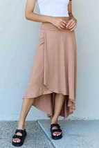 Ninexis First Choice High Waisted Flare Maxi Skirt in Camel - £22.03 GBP