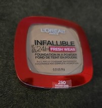 Loreal Infallible 24H Fresh Wear Foundation Powder 250 Radiant Sand (W17) - £11.02 GBP