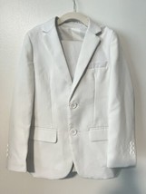 Opposuits Boys 3 Piece White Knight Suit Blazer Pants and Tie Size 8 Y - £27.25 GBP