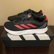 Adidas Duramo SL Mens Running Shoes Core Black Solar Red Grey Six IF7869... - $53.15
