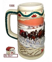 Vintage 1996 Budweiser American Homestead Budweiser Beer Stein Beer Mug - £15.69 GBP