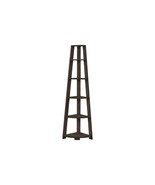 Modern 5-Tier Brown Bookshelf Corner Bookcase for Office/Bedroom (72&quot;H) - $2,653.52 MXN