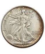 1943 Silver Walking Liberty Half Dollar 50C (Choice BU Condition) - $1,331.69 MXN
