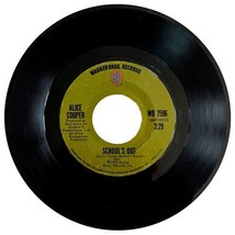Alice Cooper School&#39;s Out Gutter Cat 45 Single 1972 Vinyl Record 7&quot; 45BinI - £15.97 GBP