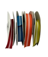 Stampin Up! Grosgrain Striped Ribbon Bundle 5/8&quot; Width In Color Retired - $26.33 CAD