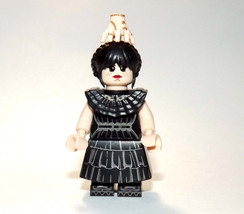Building Block Wednesday Addams with Hand Family TV Show Horror Minifigure Custo - £4.81 GBP