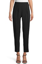NEW ANNE KLEIN BLACK CAREER PLEATED PULL ON TROUSER SIZE L SIZE XL $89 - $45.64