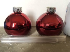2 Cocktail Balls Christmas Ornament Drinking Glass NEW NIB GLASSES Eggnog 12. Oz - £22.16 GBP