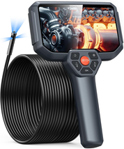 50FT Triple Lens Sewer Inspection Camera, DEPSTECH Upgraded 5&#39;&#39; IPS Endoscope Ca - £217.29 GBP