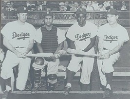 1951 Jackie Robinson Brooklyn Dodgers Boys of the Summer Mark Reuben Gallery COA - £506.18 GBP