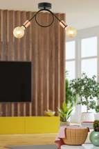 Zeyrek 2 Piece Copper Pendant Lamp Modern Sports Young Room Living Room Chandeli - £40.76 GBP