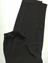 Talbots Lightweight Dress Pants Womens Size 6 Petites Black Travel Pull On Elast - £18.60 GBP