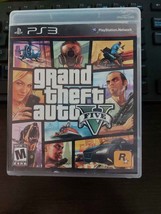 Gta 5 grand theft auto V for ps3 playstation 3 complete with map &amp; manual - $9.99