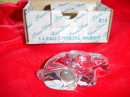 Princess House Lead Crystal Rabbit #814 Brand New In Box Free Usa Shipping - £13.44 GBP